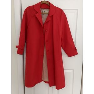 Vintage Misty Harbor Pink Trench Coat XL